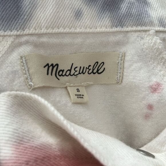 Madewell  Raglan Oversized Jean Jacket: Tie-Dyed Edition, size Small - Picture 8 of 8